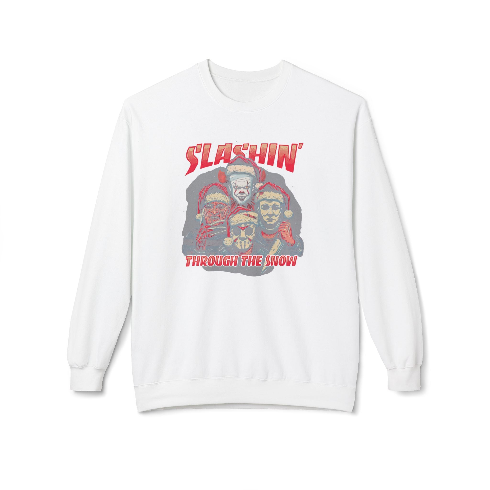 ‘Slashin’ Through the Snow’ Christmas Sweatshirt